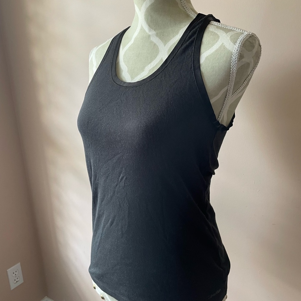 Brand new black Calvin Klein ribbed tank top